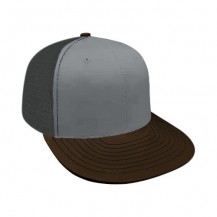 Light Gray-Black Meshback Snapback Dad Cap