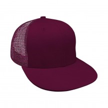 Burgundy Meshback Snapback Lowstyle