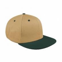 Khaki-Hunter Green Pro Knit Slide Buckle Flat Brim