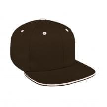 Black-Putty Organic Velcro Flat Brim