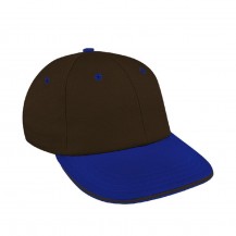 Black-Royal Blue Alternating Lowstyle Chino Slider Baseball Cap