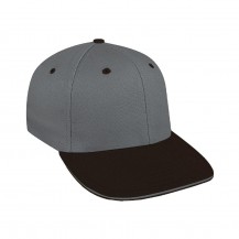 Light Gray-Black Domestic Snapback Prostyle
