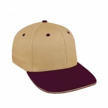 Khaki-Burgundy Pro Knit Snapback Prostyle