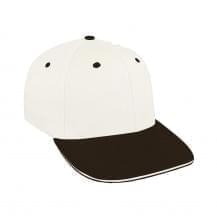 White-Black Canvas Snapback Prostyle