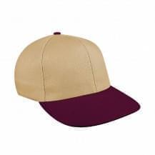 Khaki-Burgundy Canvas Velcro Prostyle