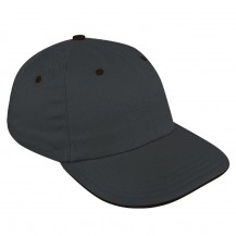 Dark Gray-Black Domestic Snapback Dad Cap