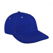 Royal Blue-Light Gray Domestic Snapback Dad Cap