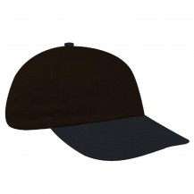 Black-Dark Gray Domestic Snapback Dad Cap