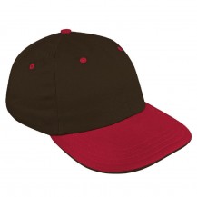 Black-Red Domestic Slide Buckle Dad Cap