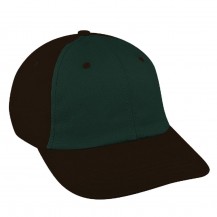 Hunter Green-Black Domestic Slide Buckle Dad Cap