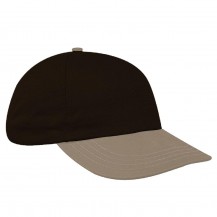 Black-Khaki Domestic Slide Buckle Dad Cap