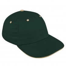 Sandwich Visor Wool Leather Dad Cap