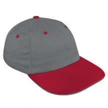 Two Tone Sandwich Wool Leather Dad Cap