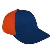 Navy-Orange Pro Knit Leather Dad Cap