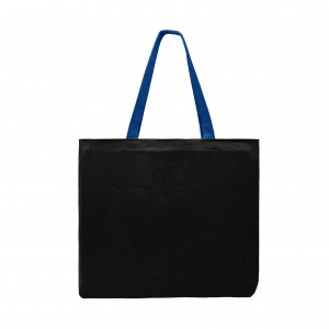 USA Made Black/Royal Dyed Canvas T Bottom Long Handles