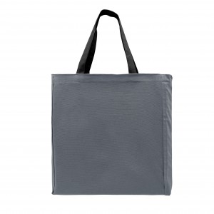 USA Made Gray/Black Zipper Top Dyed Canvas Gusset