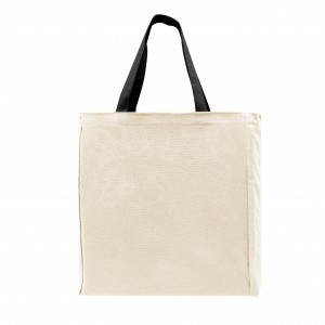 USA Made Natural/Black Zipper Pocket Natural Canvas T Bottom