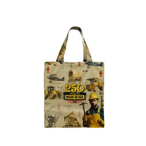 Full Bleed Printed Handle Pocket Tote