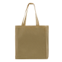 Long Handle Zip Top Natural Gusset