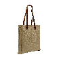Deluxe Leather Strap Natural Canvas Gusset Deluxe Leather Strap Natural Canvas Gusset