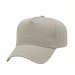 USA-made 5L Putty Chino baseball cap, 3q view, manufactured in Newark NJ