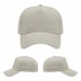 USA-made 5L Putty Chino baseball cap, virtual view, manufactured in Newark NJ