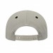 USA-made 5L Putty-Black Chino baseball cap, back view, manufactured in Newark NJ