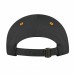 USA-made 5L Black-Athletic Gold Chino baseball cap, back view, manufactured in Newark NJ