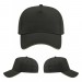 USA-made 5L Black-Khaki Chino baseball cap, virtual view, manufactured in Newark NJ