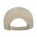 USA-made 5L Putty-Black Chino baseball cap, back view, manufactured in Newark NJ