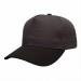 USA-made 5S Dark Gray-Black Chino baseball cap, 3q view, manufactured in Newark NJ