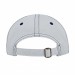 USA-made 5S White-Navy Chino baseball cap, back view, manufactured in Newark NJ