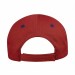 USA-made 5S Royal Blue-Red Chino baseball cap, back view, manufactured in Newark NJ