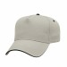 USA-made 5L Putty-Black Brushed Denim baseball cap, 3q view, manufactured in Newark NJ