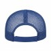 USA-made 5L Royal Blue Chino baseball cap, back view, manufactured in Newark NJ
