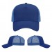 USA-made 5L Royal Blue Chino baseball cap, virtual view, manufactured in Newark NJ