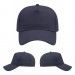USA-made 5L Navy Cotton Duck baseball cap, virtual view, manufactured in Newark NJ