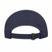 USA-made 5L Navy Cotton Duck baseball cap, back view, manufactured in Newark NJ