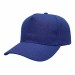 USA-made 5S Royal Blue Cotton Duck baseball cap, 3q view, manufactured in Newark NJ