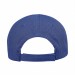 USA-made 5S Royal Blue Cotton Duck baseball cap, back view, manufactured in Newark NJ