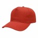 USA-made 5S Orange Cotton Duck baseball cap, 3q view, manufactured in Newark NJ