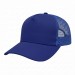 USA-made 5S Royal Blue Polycotton Twill baseball cap, 3q view, manufactured in Newark NJ