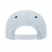 USA-made 5L White-Hunter Green Polycotton Twill baseball cap, back view, manufactured in Newark NJ