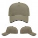 USA-made 5L Khaki-Navy Polycotton Twill baseball cap, virtual view, manufactured in Newark NJ