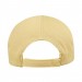 USA-made 5L Safety Green Polycotton Twill baseball cap, back view, manufactured in Newark NJ
