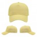 USA-made 5L Safety Green Polycotton Twill baseball cap, virtual view, manufactured in Newark NJ