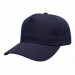 USA-made 5S Navy Polycotton Twill baseball cap, 3q view, manufactured in Newark NJ