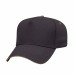USA-made 5L Navy-Khaki Diamond Pro baseball cap, 3q view, manufactured in Newark NJ