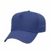 USA-made 5L Royal Blue Diamond Pro baseball cap, 3q view, manufactured in Newark NJ