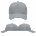 USA Made Light Gray Low Crown 5 Panel Cap